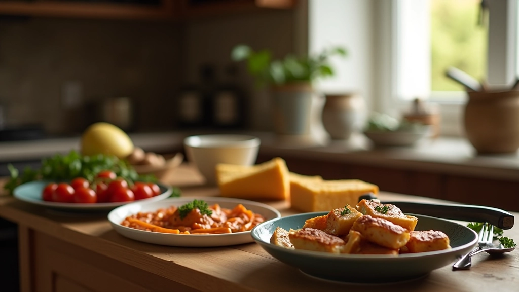 Traditional Lithuanian kitchen ingredients and cooking preparation